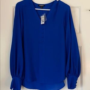 Express V-Neck Balloon Shirt